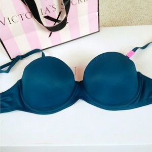 🍍SALE🍍Pink Victoria's Secret Teal Multi Way Bra
